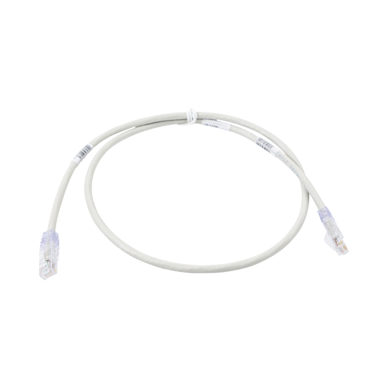 Patch Cord TX6 UTP Cat6 24 AWG CM/LSZH Color Gris 3ft - SILYMX