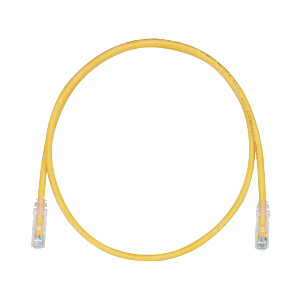 Patch Cord TX6 UTP Cat6 24 AWG CM/LSZH Color Amarillo 3ft - SILYMX