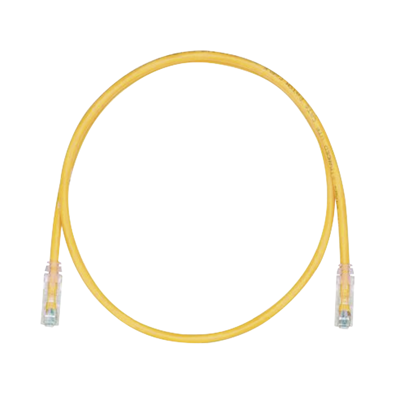 Patch Cord TX6 UTP Cat6 24 AWG CM/LSZH Color Amarillo 3ft - SILYMX