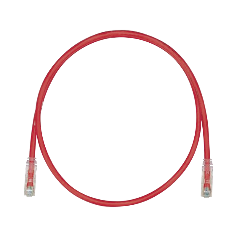 Patch Cord TX6 UTP Cat6 24 AWG CM/LSZH Color Rojo 5ft - SILYMX