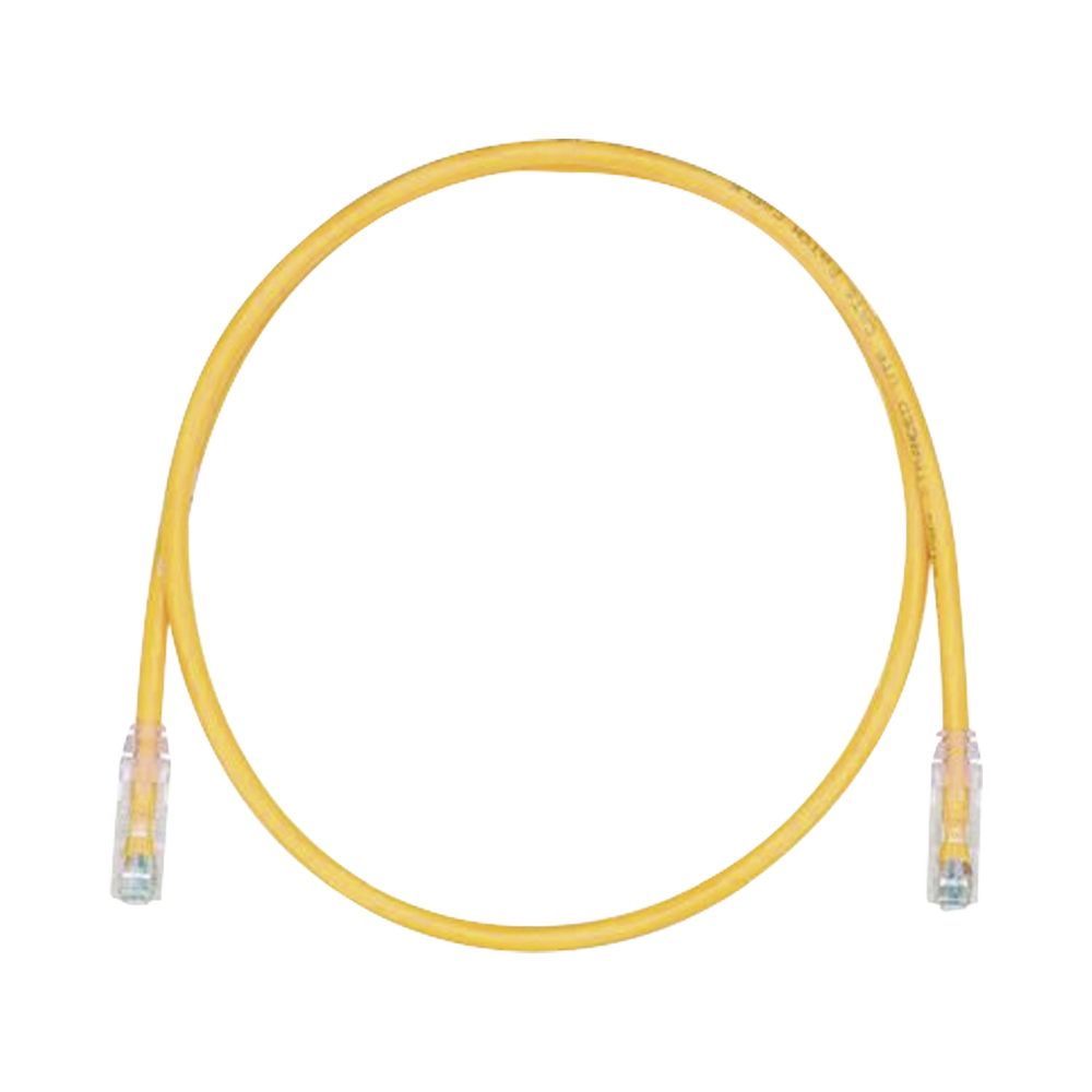 Patch Cord TX6 UTP Cat6 24 AWG CM/LSZH Color Amarillo 5ft - SILYMX