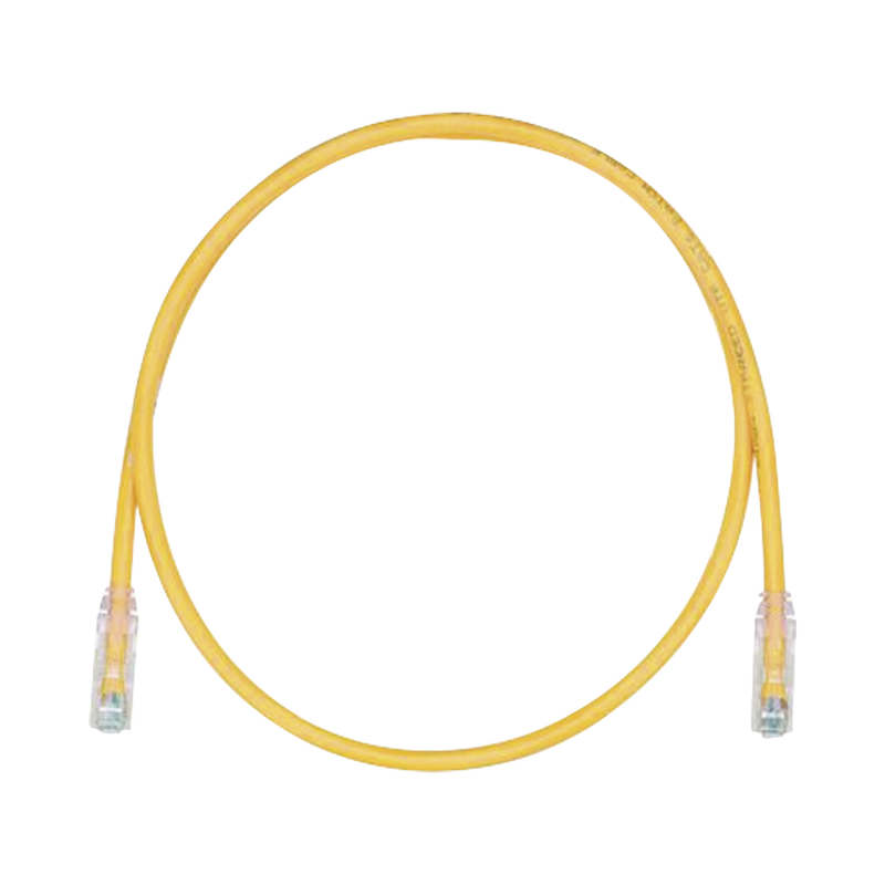 Patch Cord TX6 UTP Cat6 24 AWG CM/LSZH Color Amarillo 5ft - SILYMX