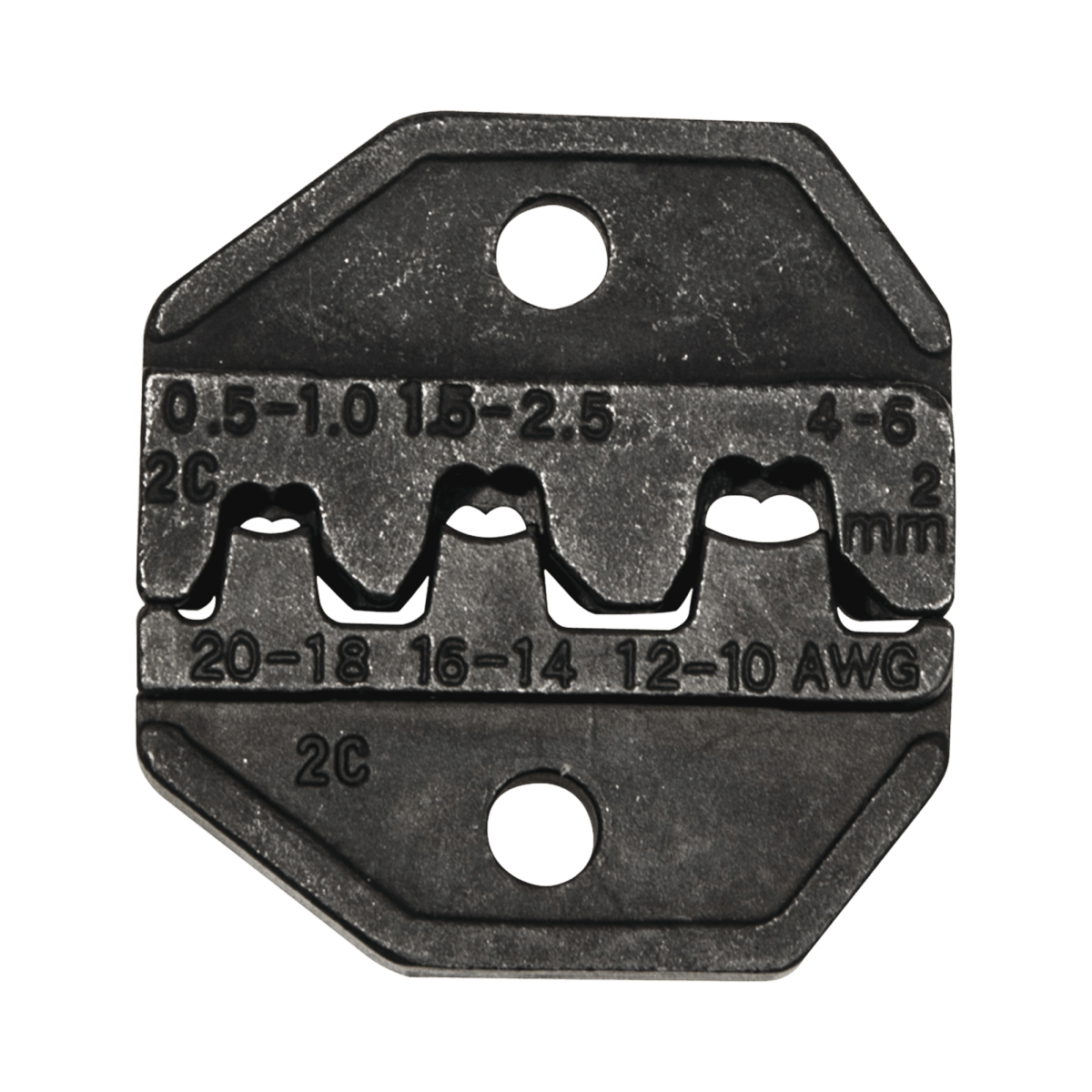 Matriz Ponchadora, Terminales sin Aislamiento o de Cilindro Abierto, 10-20 AWG. - SILYMX
