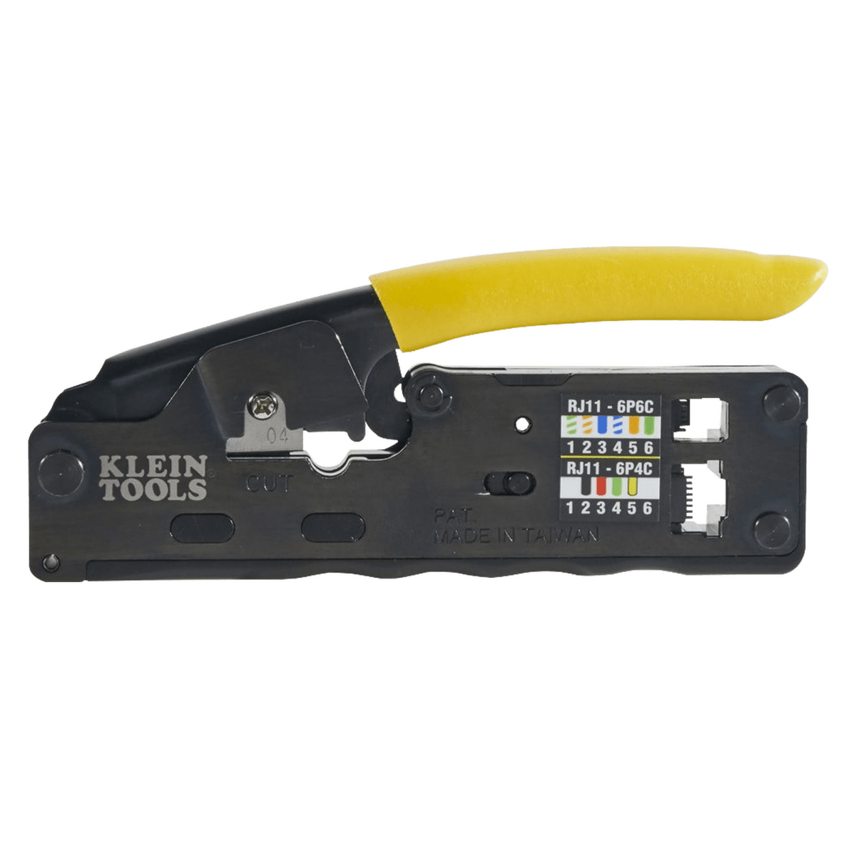 Ponchadora/Pelacables/Cortacables Compacta con Matraca para Conectores RJ45 y RJ11/RJ12. - SILYMX