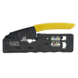 Ponchadora/Pelacables/Cortacables Compacta con Matraca para Conectores RJ45 y RJ11/RJ12. - SILYMX