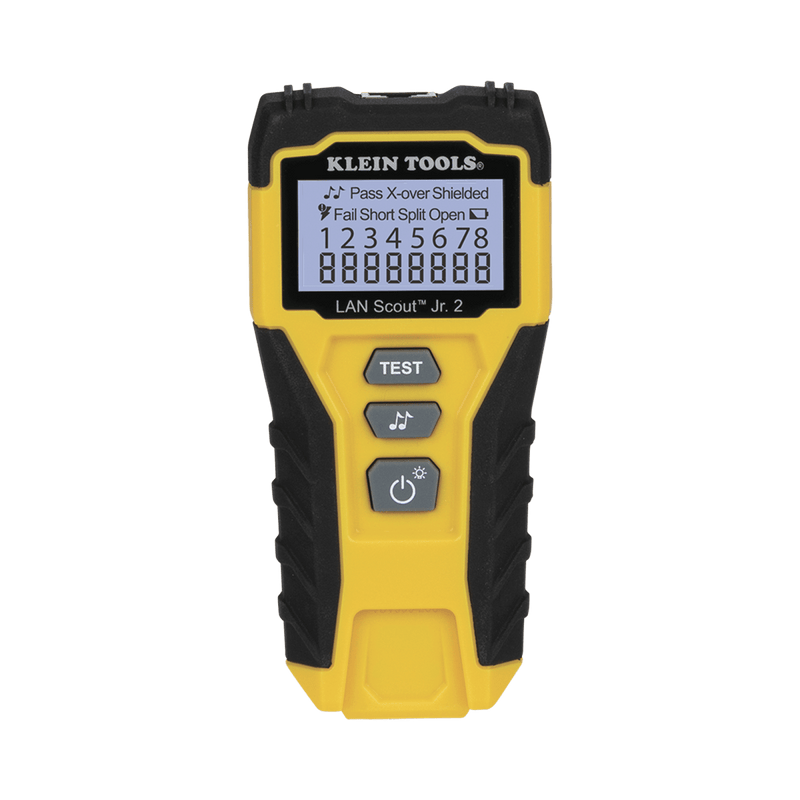 Tester de Cable LAN Scout™ Jr. 2/ Para: Prueba aprobada/ Error de Cableado/ Falla de Circuito Abierto o Cortocircuito/ Par Dividido/ Blindaje. - SILYMX