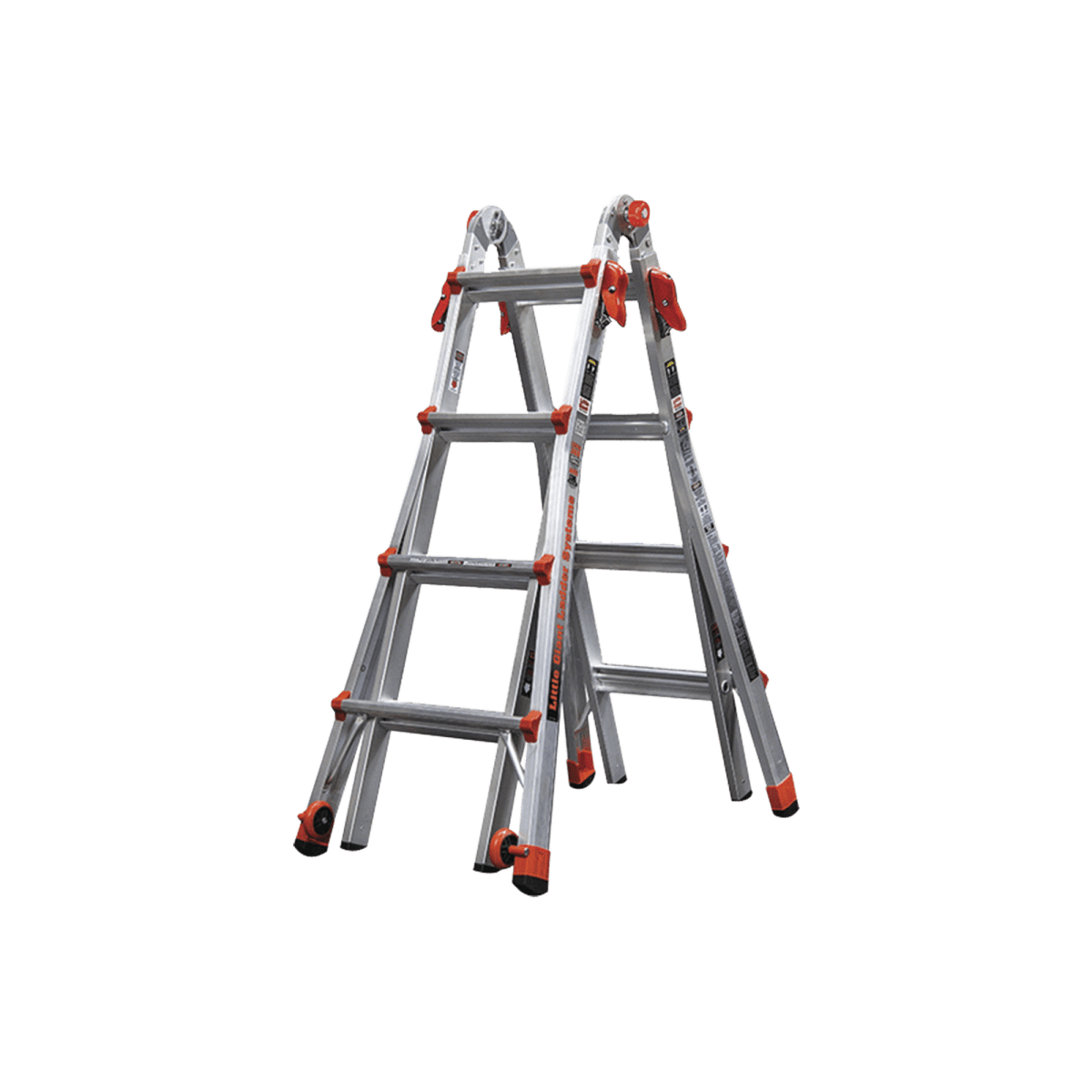 Escalera Multi-Posiciones de 5.18 m (17') para Suelos Inclinados o con Desniveles, (SKU 15417-001). - SILYMX