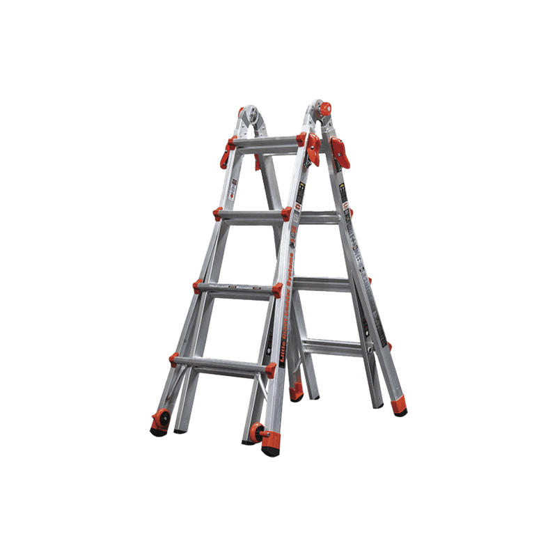 Escalera Multi-Posiciones de 5.18 m (17') para Suelos Inclinados o con Desniveles, (SKU 15417-001). - SILYMX