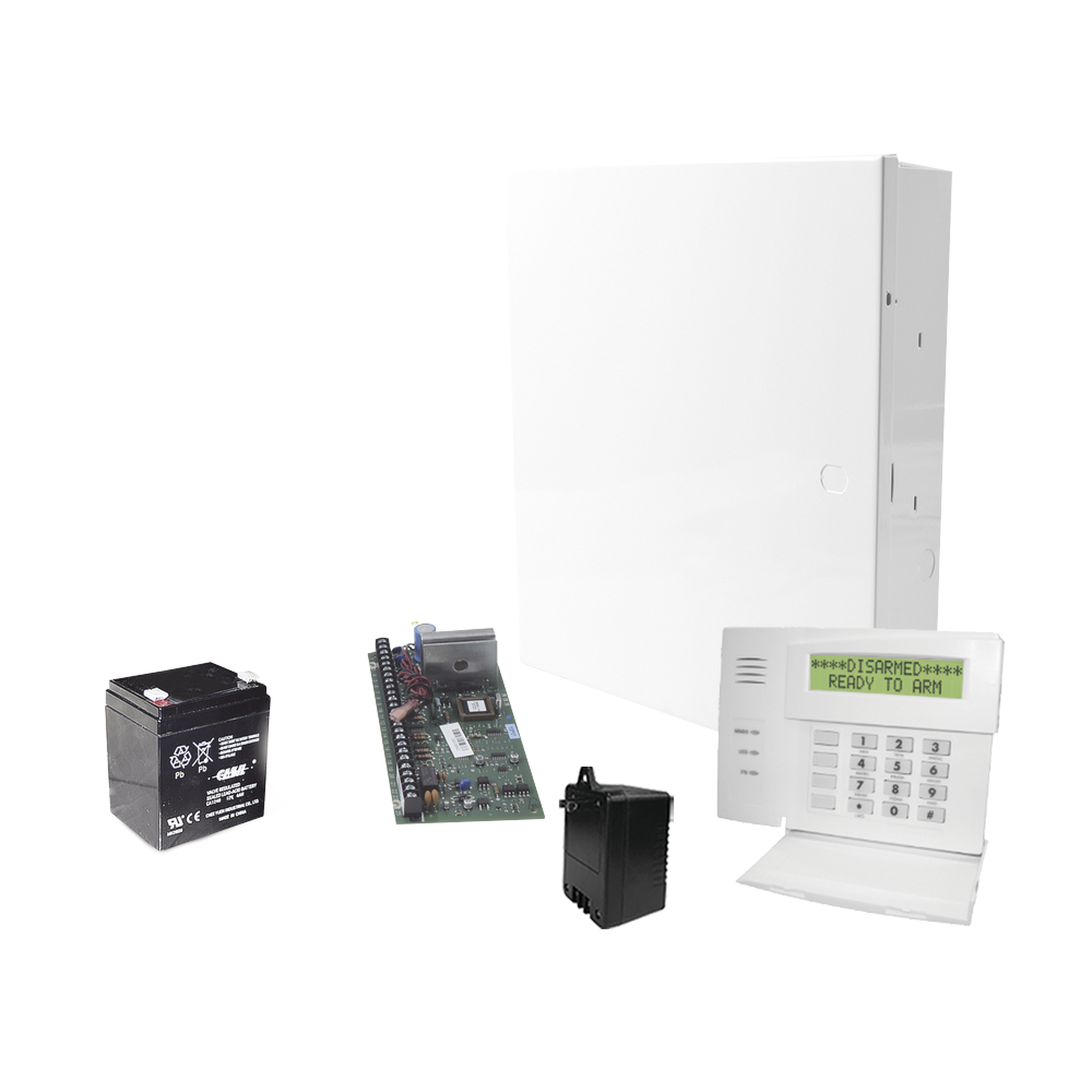 Sistema de Alarma VISTA48LA con 4 Zonas en Teclado, Incluye Transformador y Bateria - SILYMX