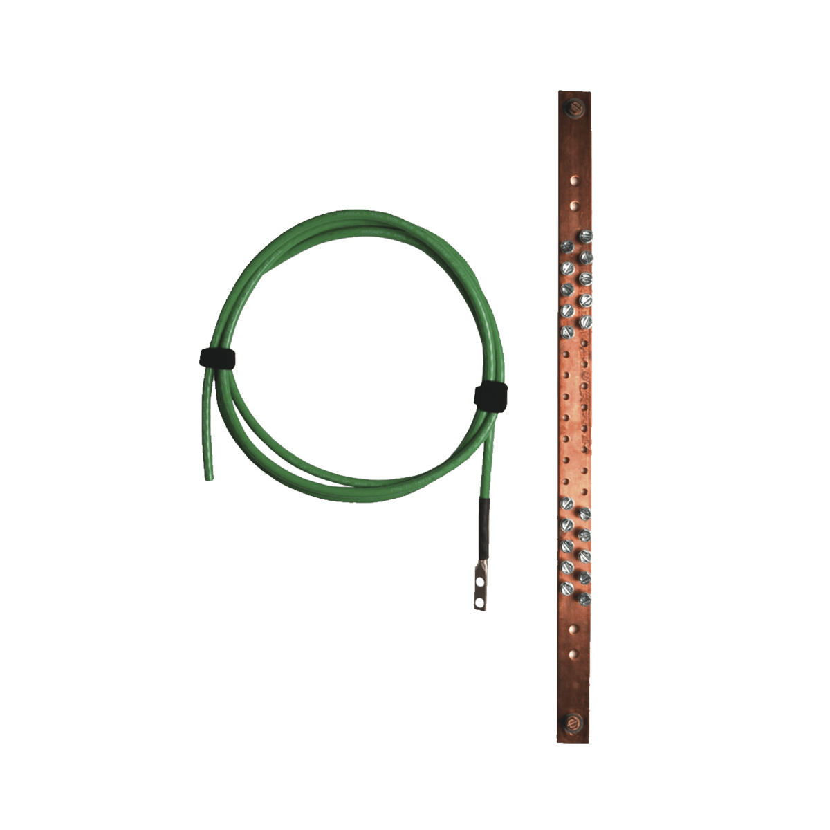 Barra de cobre de puesta a tierra para Gabinetes y Rack's de Telecomunicaciones de 19in - SILYMX