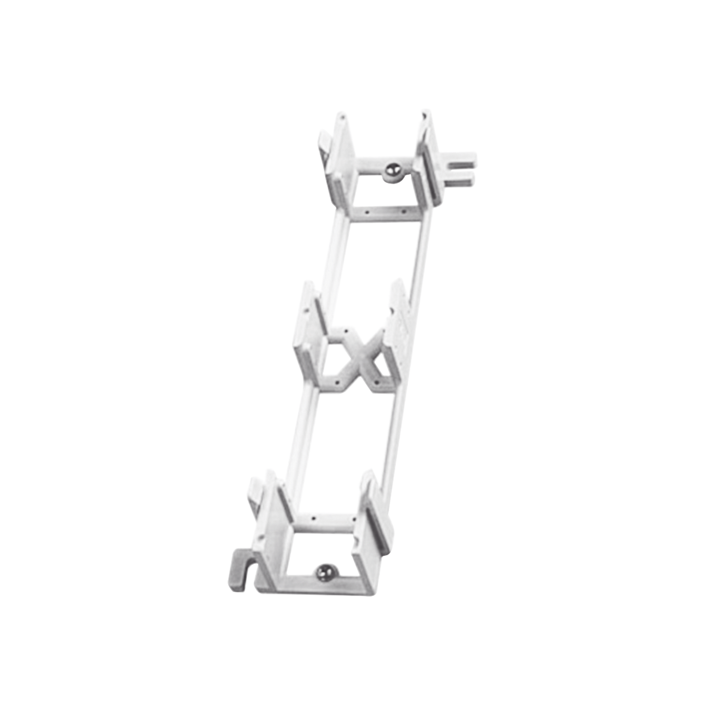 Montaje De Pared Para Panel De Parcheo De 12 Puertos Color Blanco - SILYMX