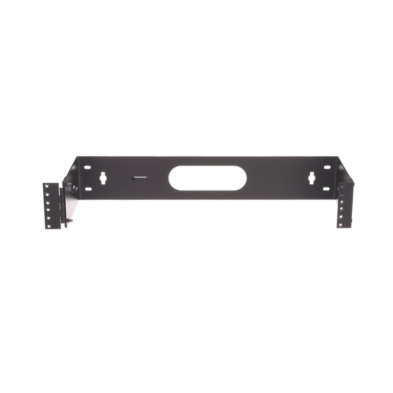 Rack Abierto de Instalación en Pared con Bisagras, Profundidad de 159 mm, 19 in de Ancho, 2 UR, Color Negro - SILYMX