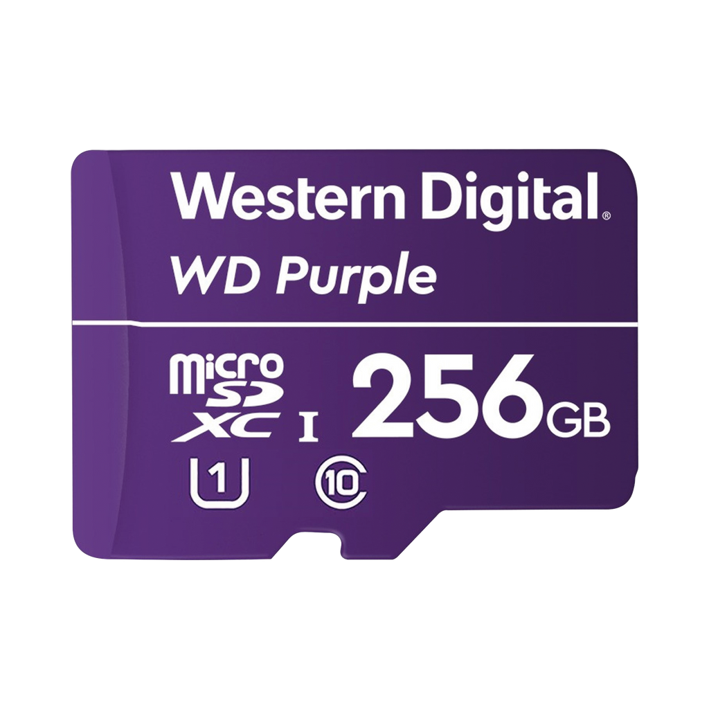 Memoria microSD de 256 GB PURPLE, Especializada Para Videovigilancia, 10 VECES MAYOR DURACIÓN, 3 AÑOS DE GARANTIA - SILYMX