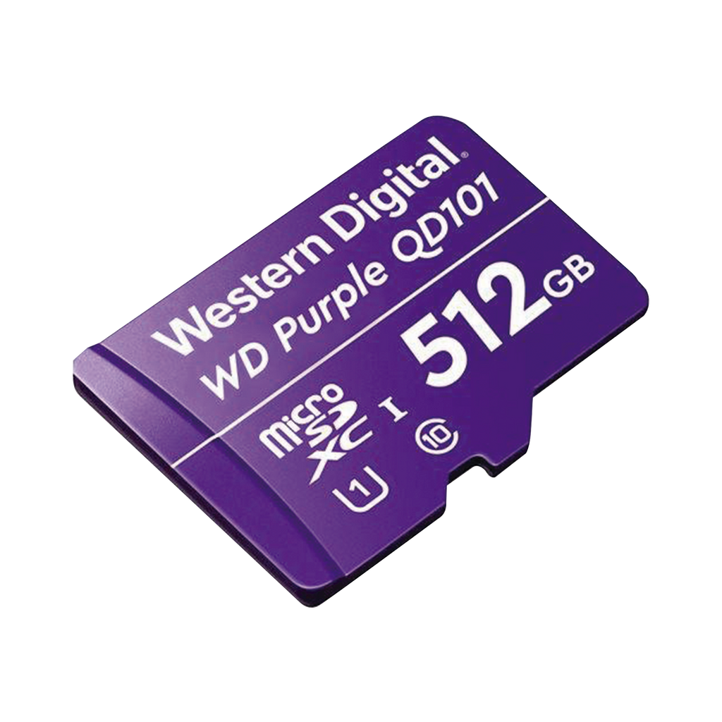 Memoria microSD de 512 GB PURPLE, Especializada Para Videovigilancia, 10 VECES MAYOR DURACIÓN, 3 AÑOS DE GARANTIA - SILYMX