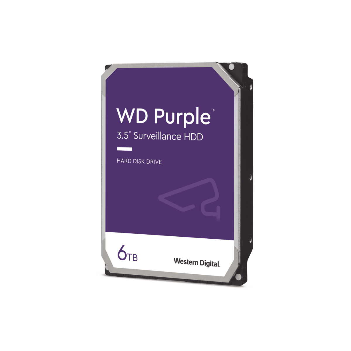 Disco Duro de 6TB 5400 RPM para Videovigilancia Western Digital WD Purple Surveillance 3.5" SATA 6 Gbit/s 256MB Caché WD64PURZ - SILYMX