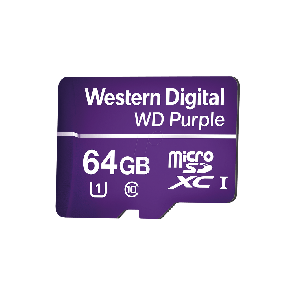 Memoria microSD de 64GB PURPLE, Especializada Para Videovigilancia, 10 VECES MAYOR DURACIÓN, 3 AÑOS DE GARANTIA - SILYMX