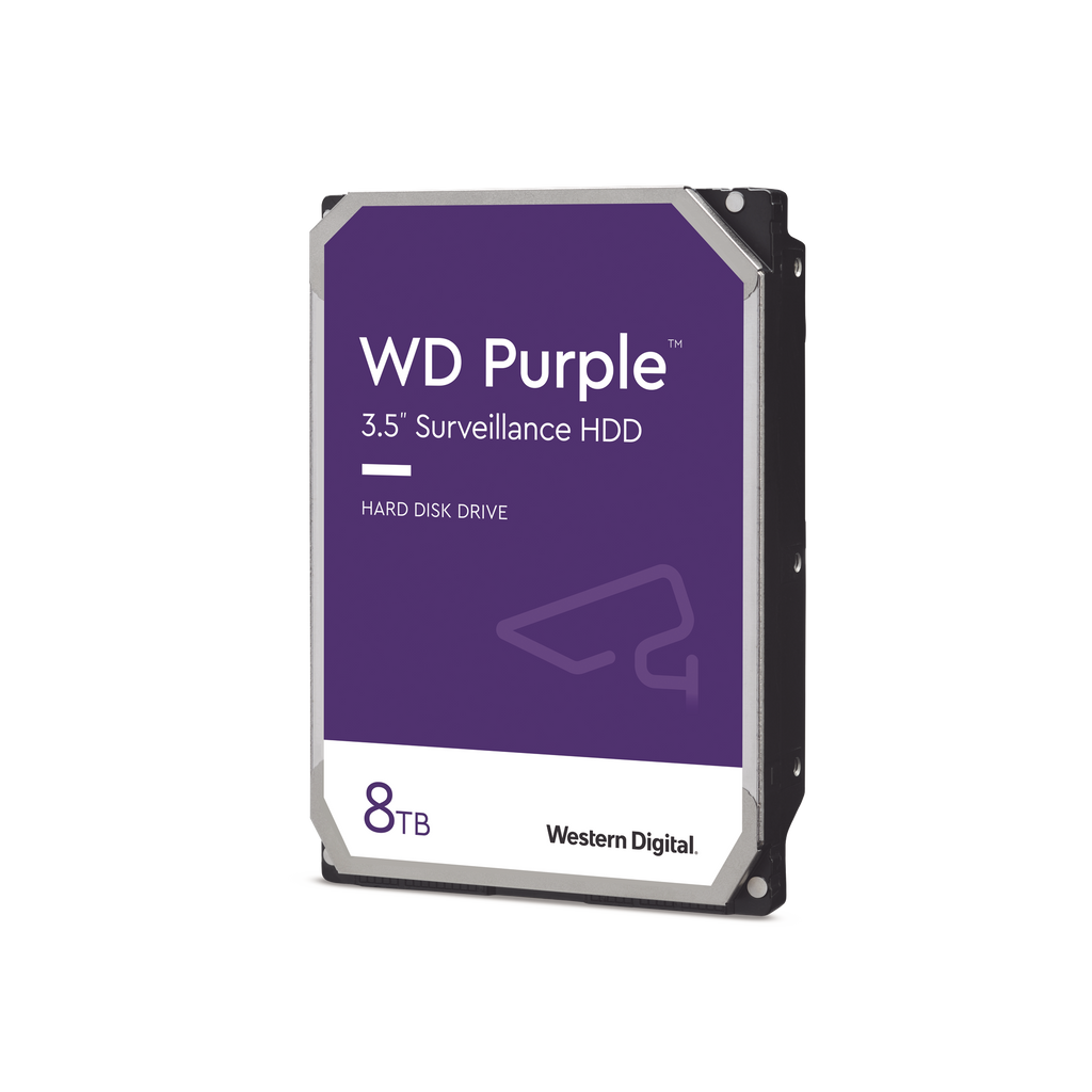 Disco Duro de 8TB 5640 RPM para Videovigilancia Western Digital WD Purple Surveillance 3.5" SATA 6 Gbit/s 128MB Caché