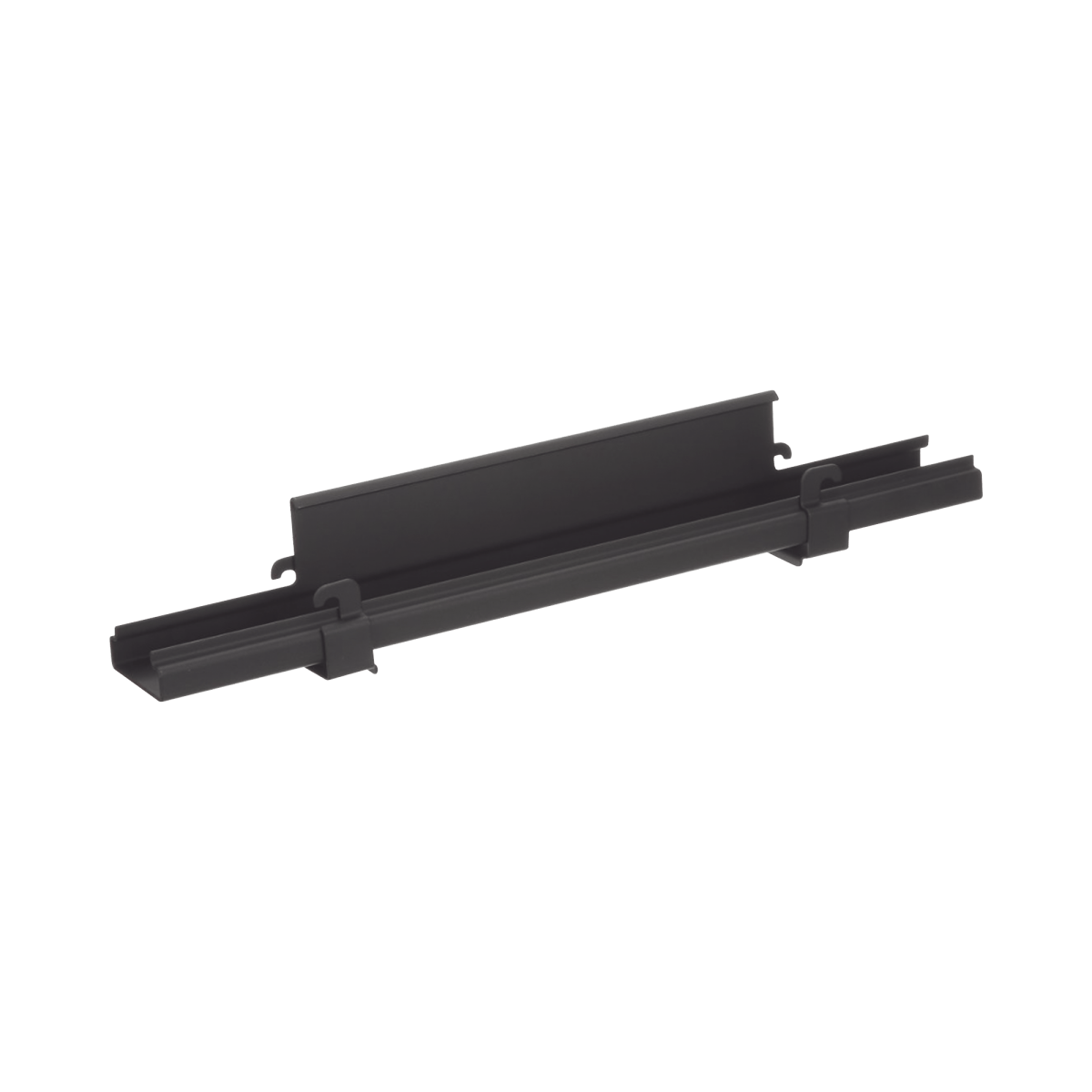 Soporte de Montaje a Techo Tipo Trapecio, para Charolas Wyr-Grid de 12 in (304.8 mm) de Ancho, Uso con Varilla Roscada de 1/2", Color Negro - SILYMX