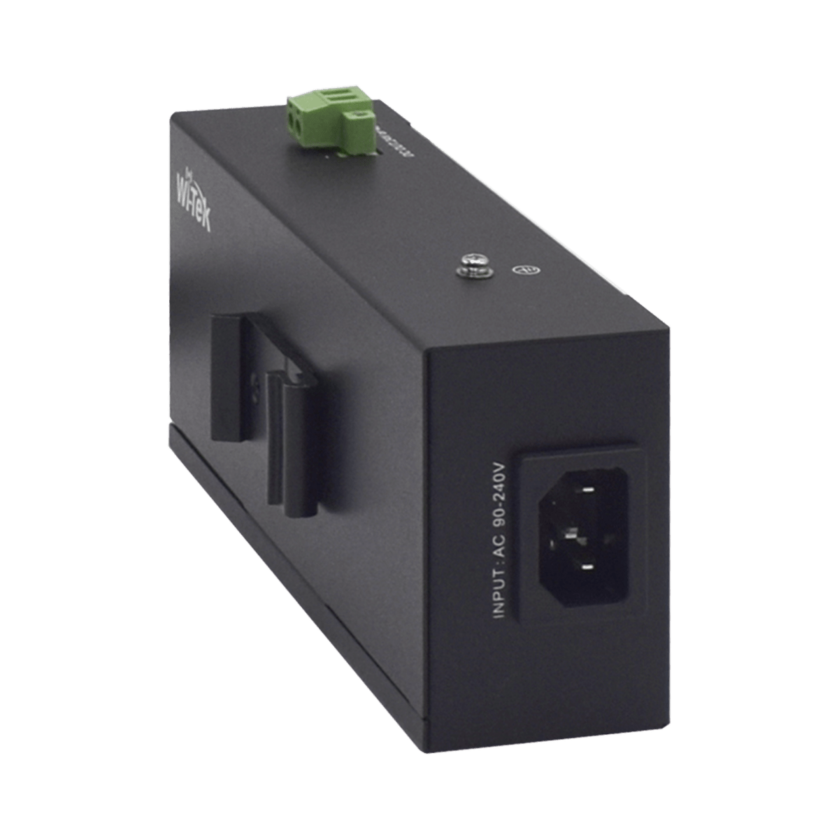 Inyector PoE industrial / Con UPS No-Break / Cuenta con 2 Puertos Gigabit (1 PoE 24/48V pasivo) / Salida DC 12V - SILYMX