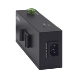 Inyector PoE industrial / Con UPS No-Break / Cuenta con 2 Puertos Gigabit (1 PoE 24/48V pasivo) / Salida DC 12V - SILYMX