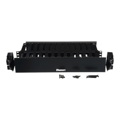 Organizador De Cables Horizontal Patchlink Doble (Frontal Y Posterior) Con Tapa Extendida Para Rack De 19In 2Ur - SILYMX