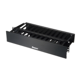 Organizador De Cables Horizontal Patchlink Doble (Frontal Y Posterior) Con Tapa Extendida Para Rack De 19In 2Ur - SILYMX