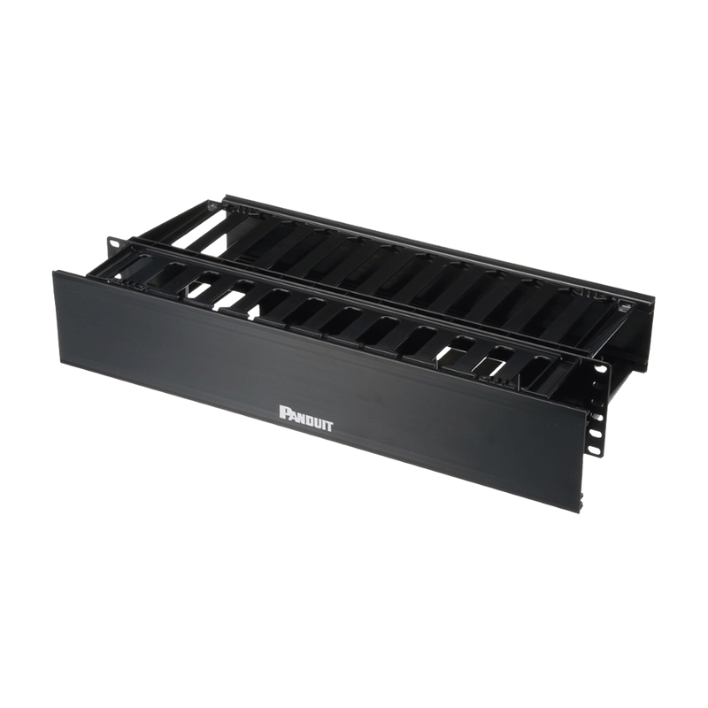 Organizador De Cables Horizontal Patchlink Doble (Frontal Y Posterior) Con Tapa Extendida Para Rack De 19In 2Ur - SILYMX