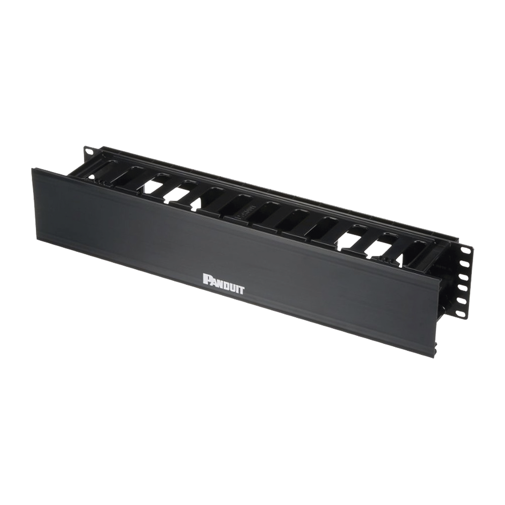 Organizador De Cables Horizontal Patchlink Sencillo (Solo Frontal) Con Tapa Extendida Para Rack De 19In 2Ur - SILYMX