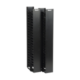 Organizador Vertical Doble Panduit Netrunner Para Rack Abierto De 45 Unidades 4.9In De Ancho Color Negro WMPV45E - SILYMX