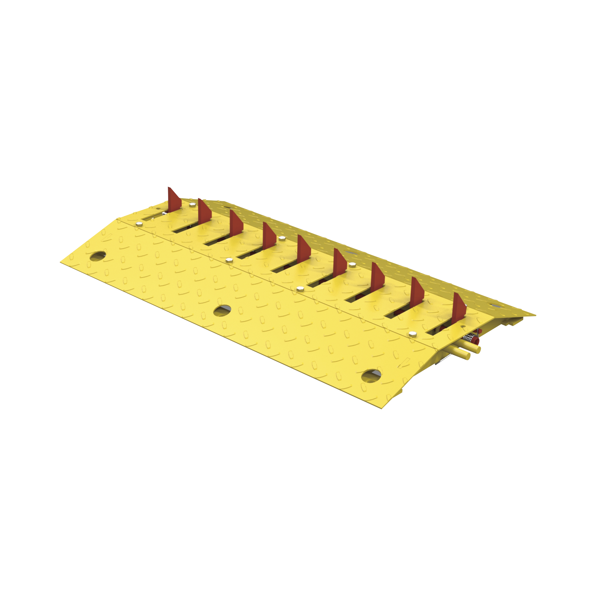 Sección de Picos Ponchallantas de Uso Rudo / Máxima Carga Soportada de 10,000 kg por Eje - SILYMX