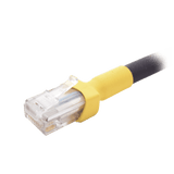 Patch Cord Industrial "Ruggedized" a Plug Modular, Cat6, de 3 ft, Color Negro - SILYMX