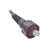 Patch Cord Industrial "Ruggedized" a Plug Modular, Cat6, de 3 ft, Color Negro - SILYMX