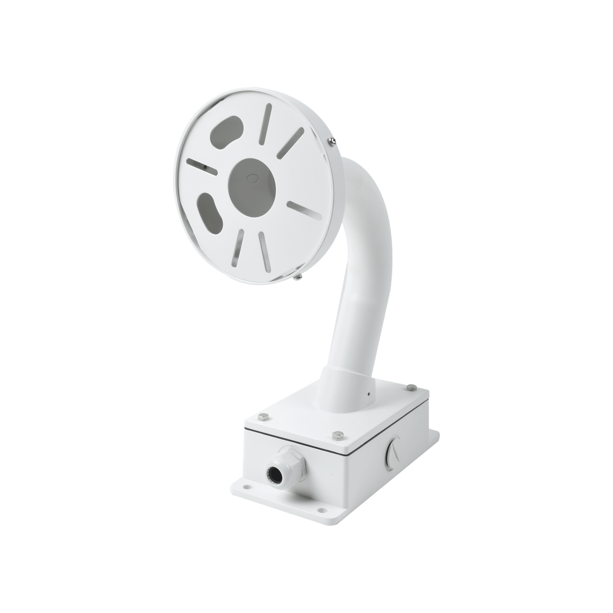 Montaje universal de pared cuello de ganso para cámaras domo y bala con caja de conexiones - SILYMX