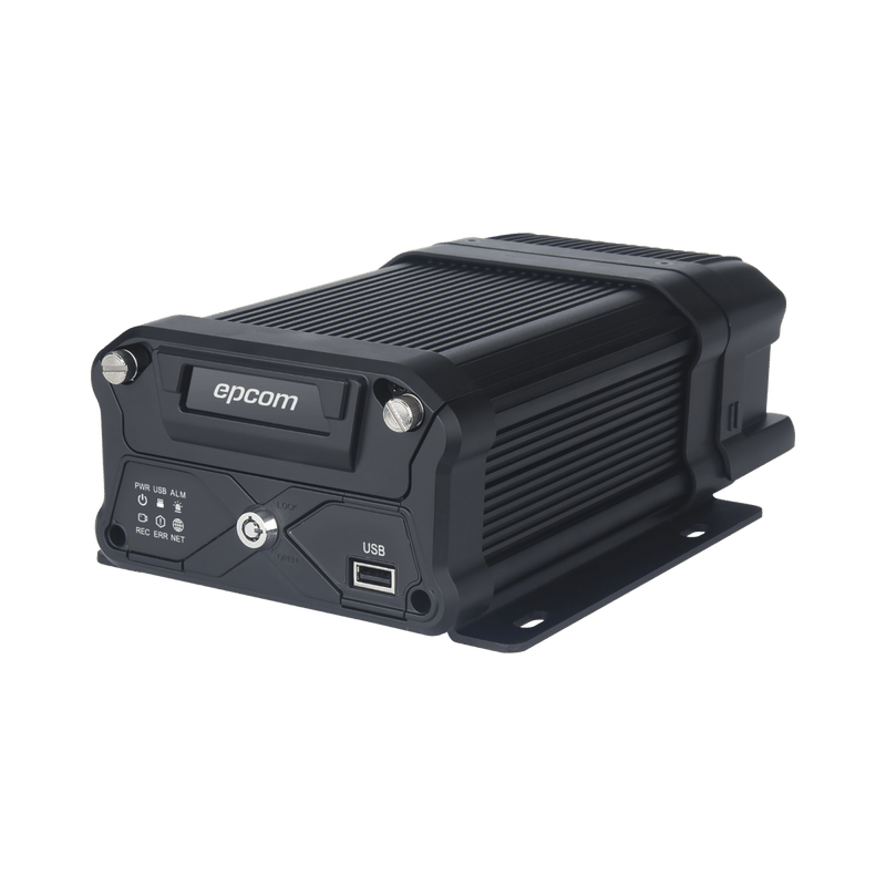 NUBE EPCOMGPS / DVR móvil / almacenamiento en HDD / 4 canales AHD + 4 canales IP / compresión de video H.265 / CHIP IA embebido - SILYMX