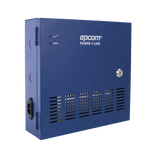 Fuente de Poder Profesional HEAVY DUTY @ 16 Amperes 8 Canales Hasta 2A por Salida Ajuste independiente de 11 a 15 Vcc por Salida Protección Contra Sobrecargas Filtro de Ruido Especial para Cámaras 4K - SILYMX