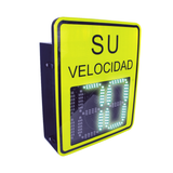 Radar Medidor de Velocidad de 3 Dígitos Doble Relevador Micro SD Puerto red TCP IP Detección de Exceso de Velocidad Integración con Cámara XRADAR-IP - SILYMX