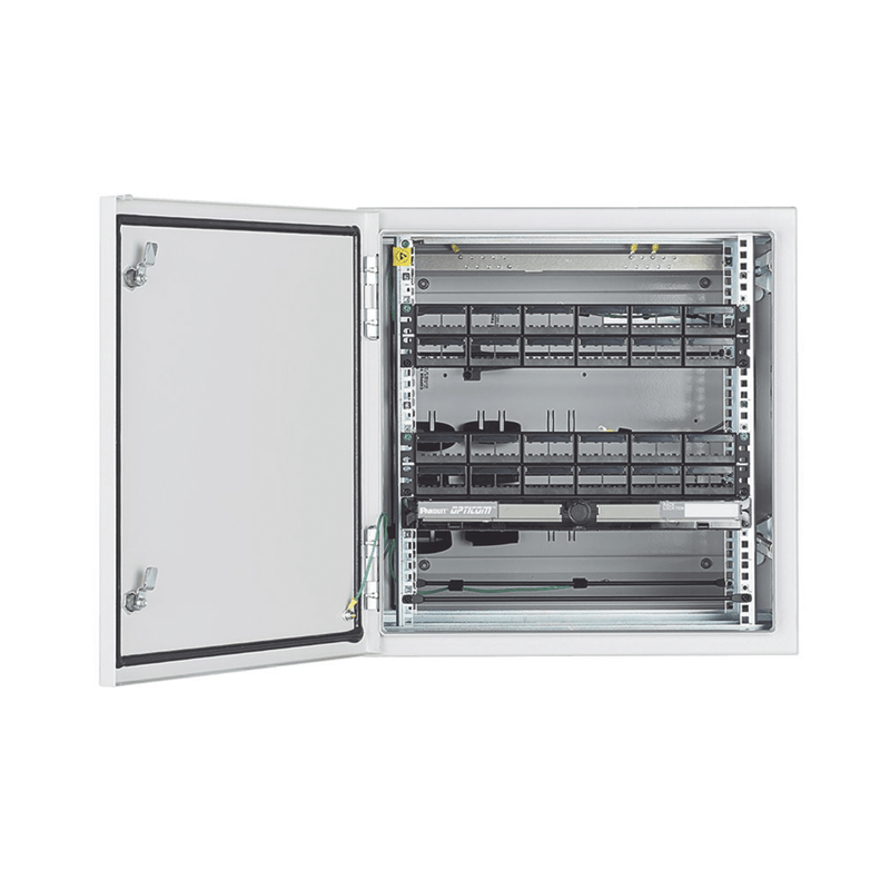 Gabinete Industrial Preconfigurado De Montaje En Pared Fabricado En Acero Bajo En Carbono Protección Nema 4/4X/12 Ip66 De 12 Ur Color Gris ZDF242430 - SILYMX