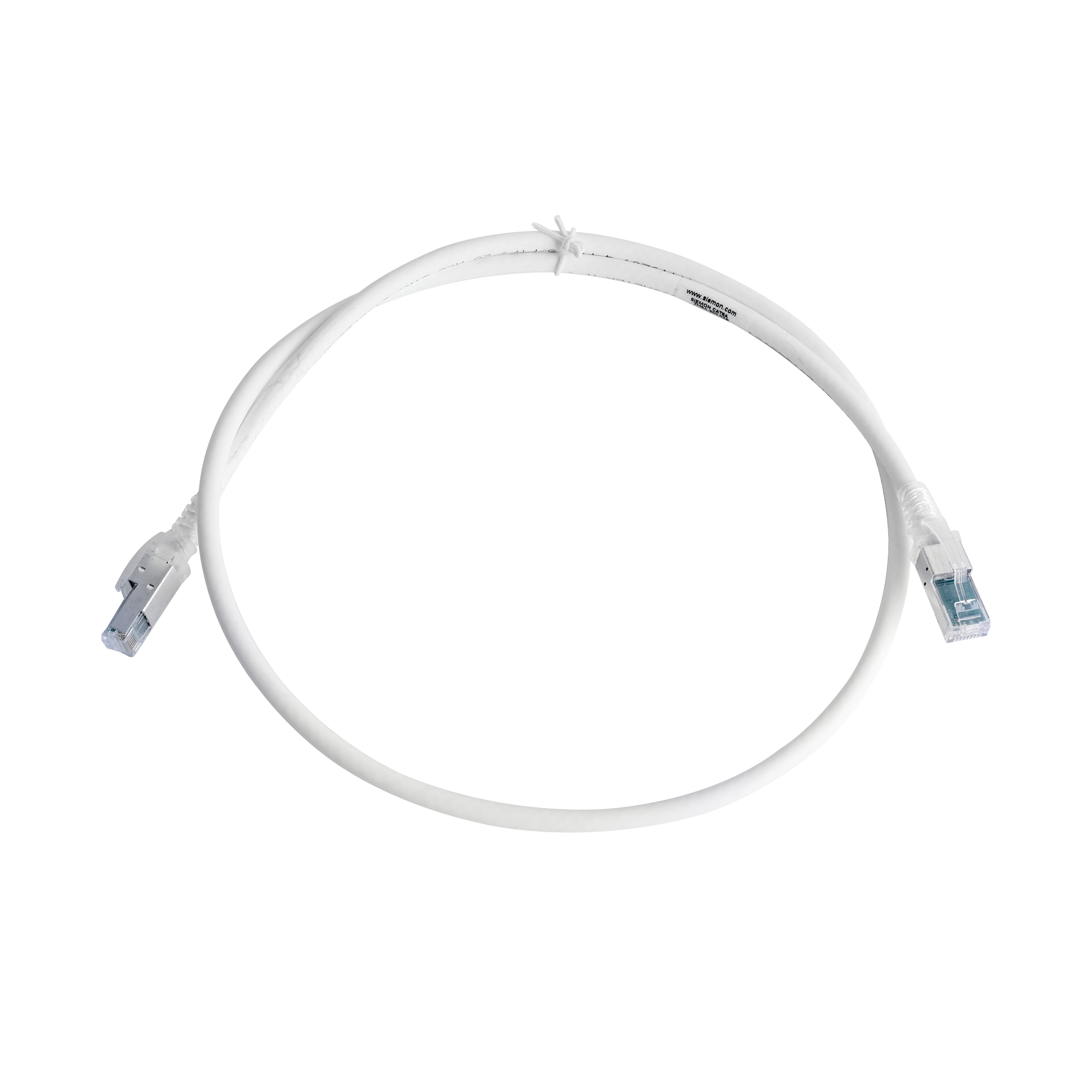 Patch Cord Z-MAX Cat6A S/FTP CM/LS0H 3ft Color Blanco - SILYMX