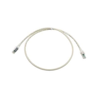 Patch Cord Z-MAX Cat6A S/FTP CM/LS0H 3ft Color Gris Versión Bulk (Sin Empaque Individual) - SILYMX