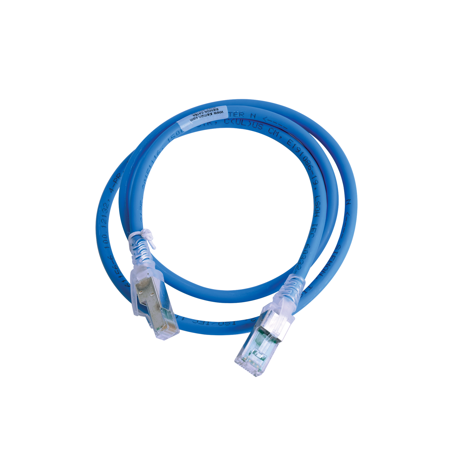 Patch Cord Z-MAX Cat6A S/FTP CM/LS0H 3ft Color Azul Versión Bulk (Sin Empaque Individual) - SILYMX