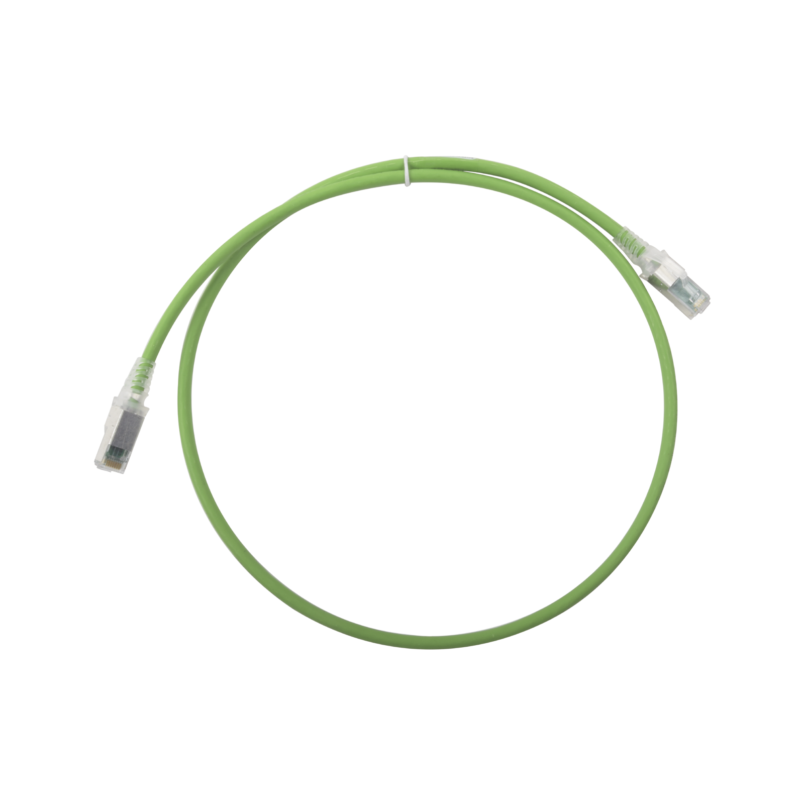 Patch Cord Z-MAX Cat6A S/FTP CM/LS0H 3ft Color Verde Versión Bulk (Sin Empaque Individual) - SILYMX