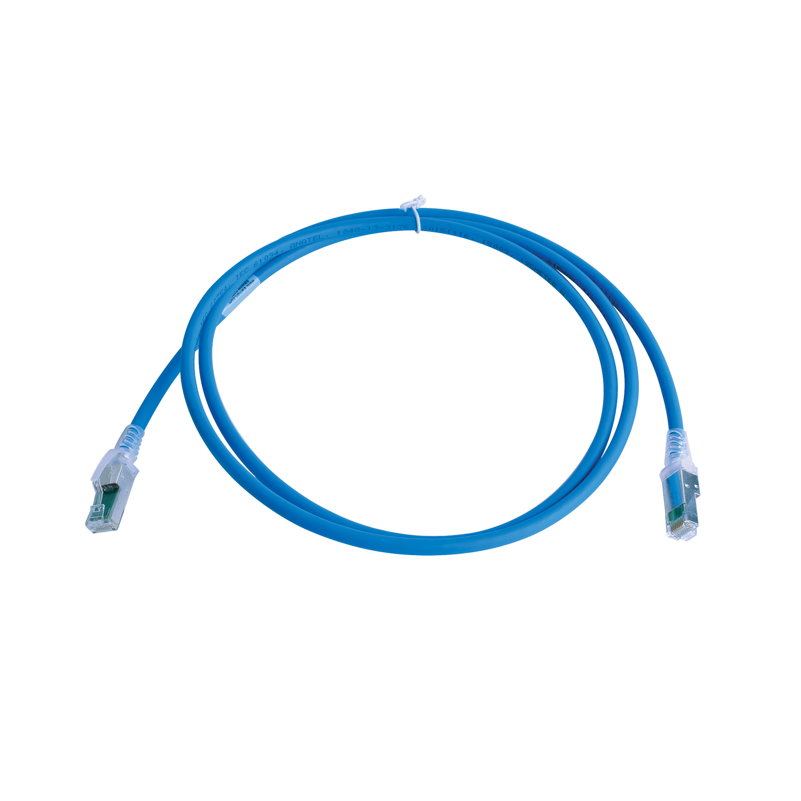 Patch Cord Z-MAX Cat6A S/FTP CM/LS0H 5ft Color Azul Versión Bulk (Sin Empaque Individual) - SILYMX