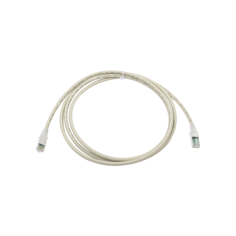 Patch Cord Z-MAX Cat6A S/FTP CM/LS0H 7ft Color Gris Versión Bulk (Sin Empaque Individual) - SILYMX