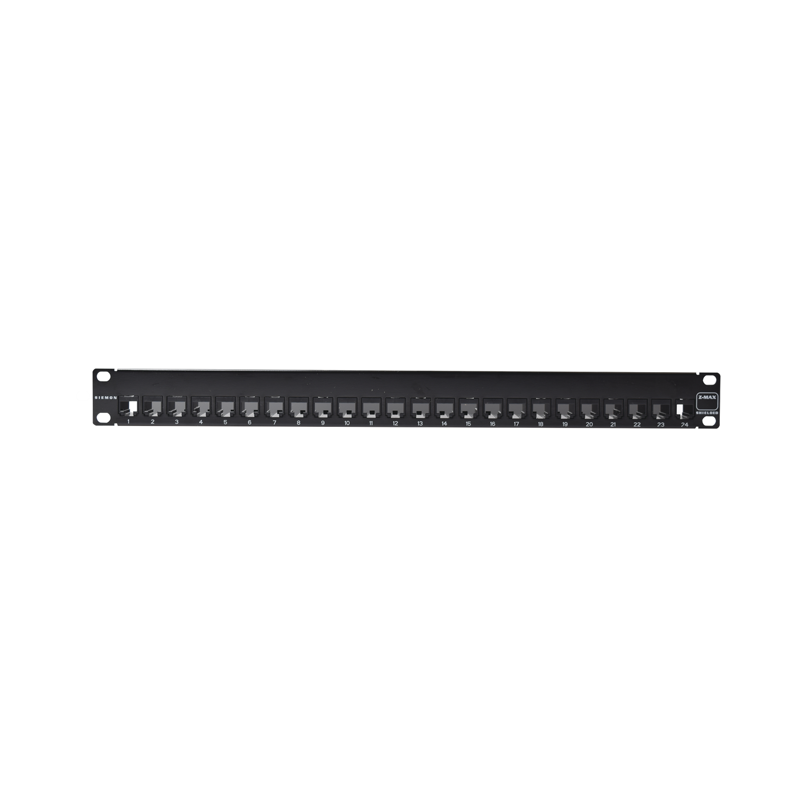 Patch Panel Z-MAX Blindado de 24 puertos Modular Plano 1UR - SILYMX