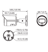 DAHUA IPC-HFW2439S-SA-LED-28 - Camara Bullet IP de 4 Megapixeles/ Full Color/ Lente de 2.8 mm/ Microfono Integrado/ 96 Grados de Apertura/ H.265/ Luz para 30 Mts/ Metalica/ WDR Real de 120 dB/ Ranura para MicroSD/ IP67/ PoE/ - SILYMX