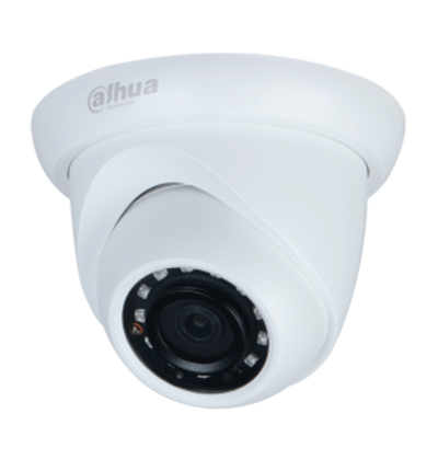 Camara IP Domo de 4 Megapixeles Lente de 2.8 mm 93 Grados de Apertura H.265+ WDR Real de 120 dB IR de 30 Metros IP67 PoE DH-IPC-HDW1431SN-S4 - SILYMX