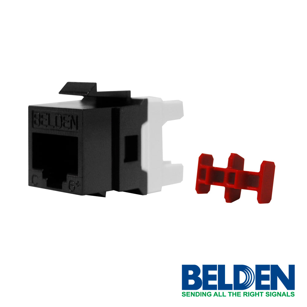 Módulo Jack Rj45 Tipo Keyconnect Con Terminación Mediaflex Categoría 6 22 A 26 Awg Negro Ax101321 Belden - SILYMX