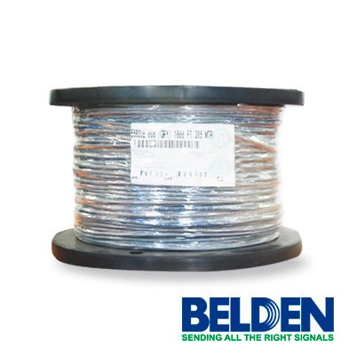Bobina de Cable Belden 4x22 AWG para Alarma 305 Metros Gris 5502UE 0081000 - SILYMX
