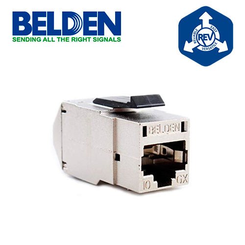 Belden Jack de Red Cat6a UTP Blindado RJ-45 Metal - SILYMX