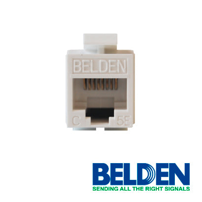 Módulo Jack Rj45 Tipo Keyconnect Con Terminación Leadframe Categoria 5E 22 A 26 Awg De Impacto Blanco Ax101309 Belden - SILYMX